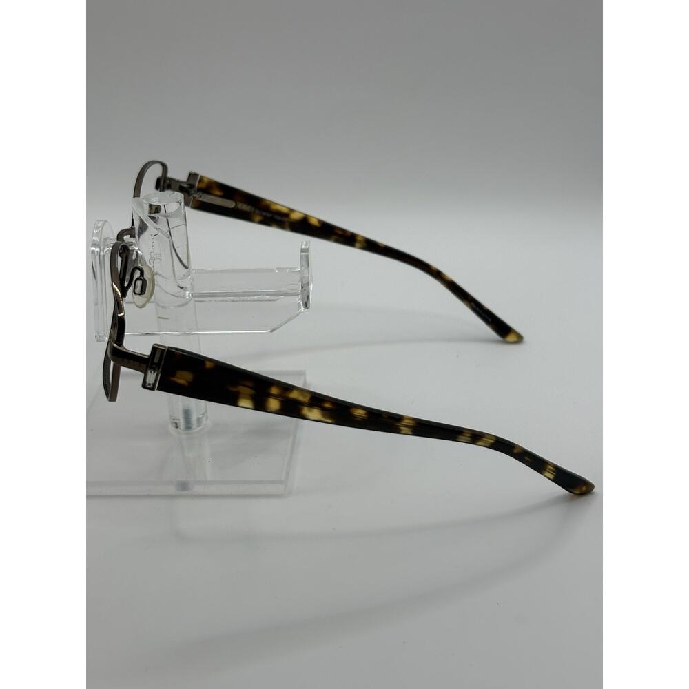 ELLE EL18797 BR Brown Women's Half Rim Eyeglass Frames 53-19-135 - Picture 2 of 8